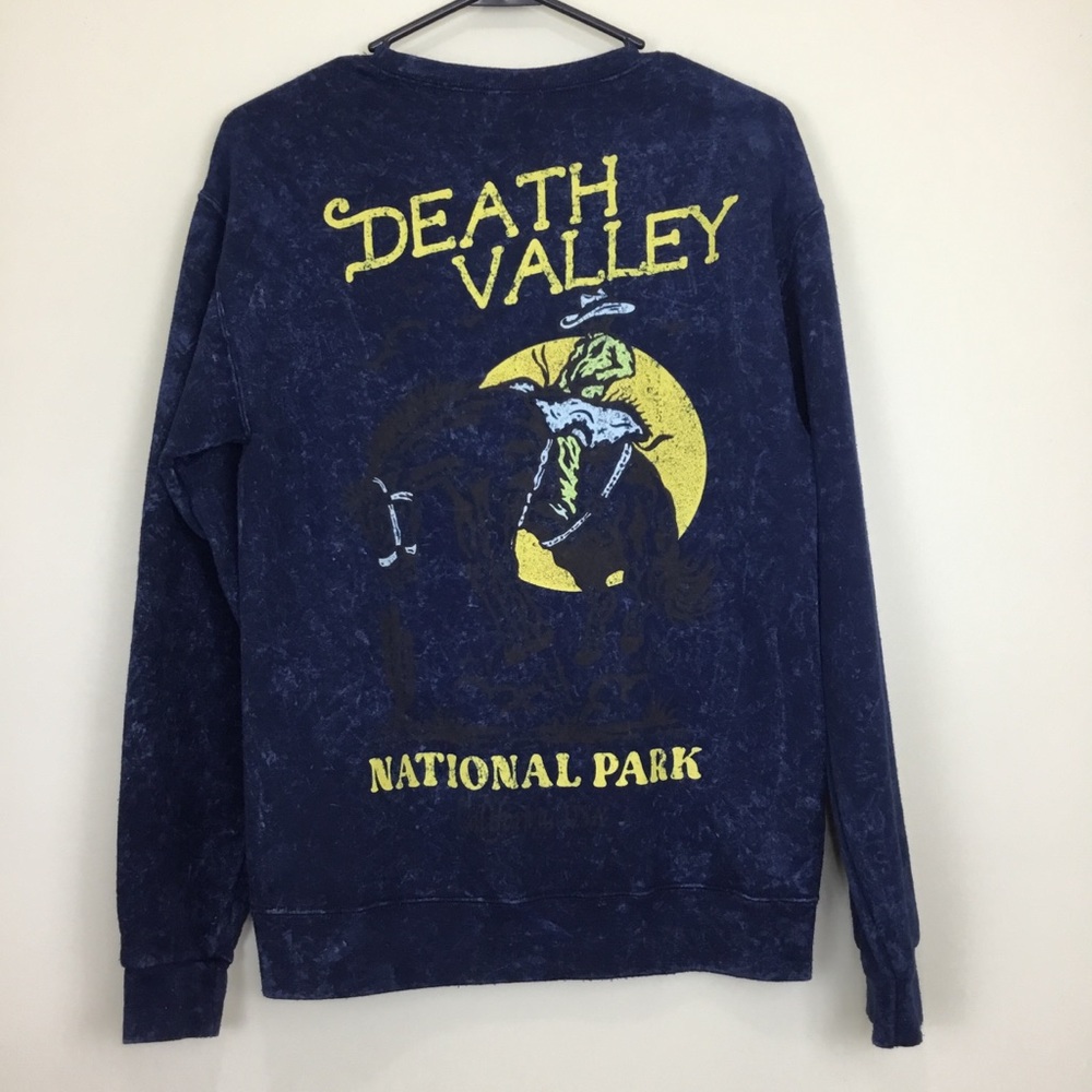 Death Valley National Park Navy Crew Neck Sweater S